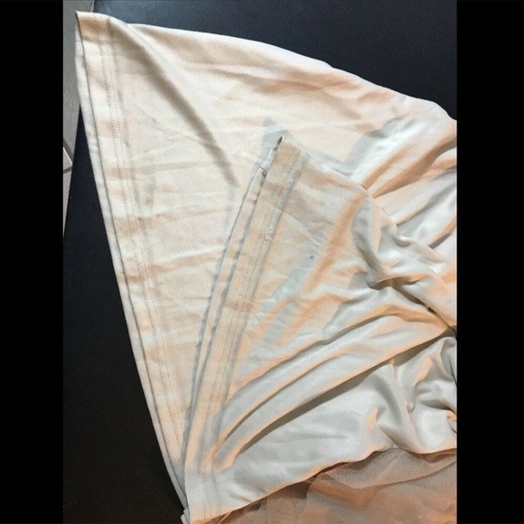 $328 Adrianna Papell Cap Sleeve Beaded Mesh‎ Gown Champagne [Petite 2P ] - Picture 10 of 16